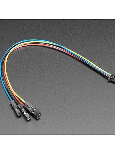 STEMMA QT / Qwiic JST SH 4-pin Cable with Premium Female Sockets - 150mm Long