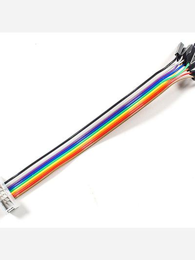 10-pin IDC Socket Rainbow Breakout Cable
