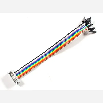 10-pin IDC Socket Rainbow Breakout Cable