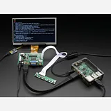 HDMI 4 Pi: 7 Display w/Touchscreen 1024x600- HDMI/VGA/NTSC/PAL - Image 4