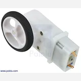 120:1 Mini Plastic Gearmotor, Offset 3mm D-Shaft Output - Image 6
