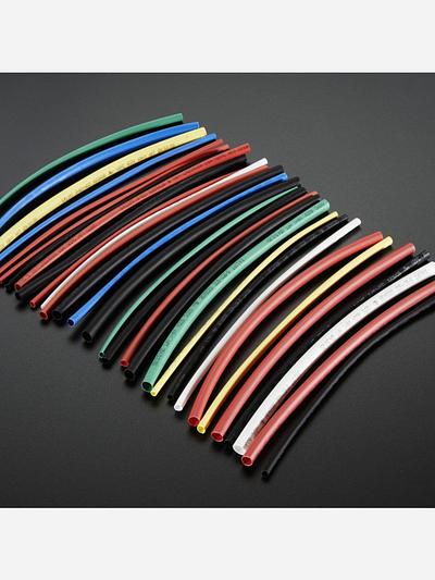 Multi-Colored Heat Shrink Pack - 3/32 + 1/8 + 3/16 Diameters