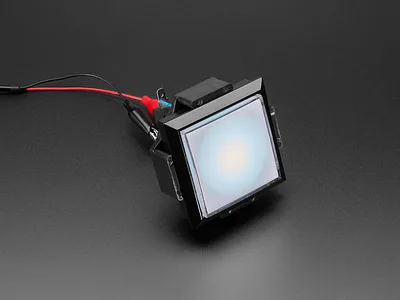 LED Illuminated Pushbutton - 60mm Square
