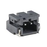 JST Right-Angle SMD Connector - 2 Pin, Black - Image 1
