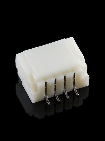 JST-SH Horizontal 4-Pin SMD Connector - 1.0mm Pitch