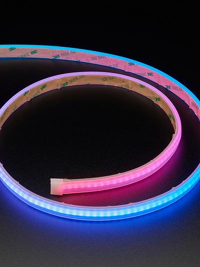NeoPixel Silicone Bead LED Strip - 180 LEDs/m, 1m