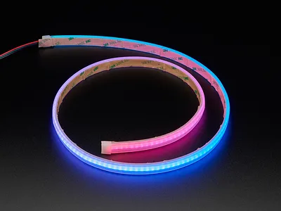NeoPixel Silicone Bead LED Strip - 180 LEDs/m, 1m