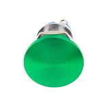 16mm Metal Mushroom Head Pushbutton - Green - Image 2