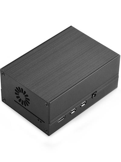 Metal Heatsink Case with Fan for Raspberry Pi 4