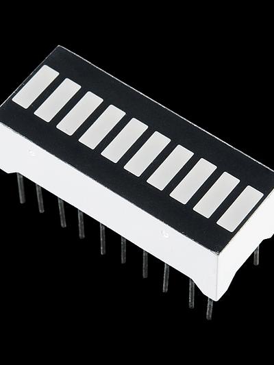 10 Segment LED Bar Graph - Blue