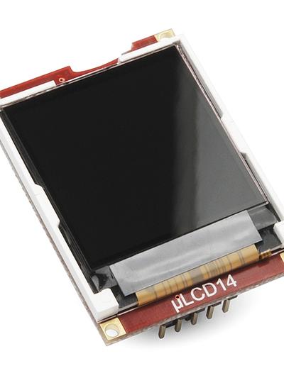 Serial Miniature LCD Module - 1.44 (uLCD-144-G2 GFX)