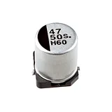 22µF 35V SMD Aluminium Electrolytic Capacitor - Image 1