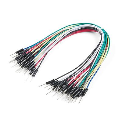 Jumper Wires Standard 7 M/M - 30 AWG (30 Pack)