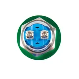 16mm Metal Mushroom Head Pushbutton - Green - Image 4