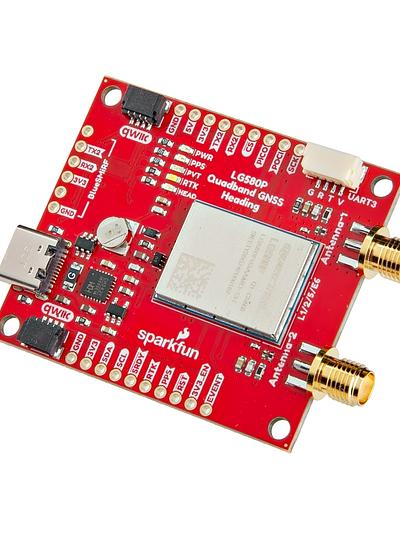 Quadband GNSS RTK Heading Breakout - LG580P (Qwiic)