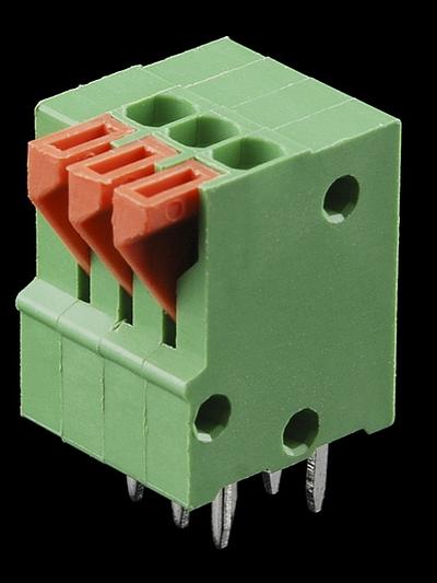 Spring Terminals - PCB Mount (3-Pin)