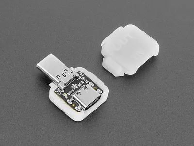 Snap-on Enclosure for Adafruit USB Type-C CC Resistor Fixer