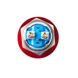 16mm Metal Mushroom Head Pushbutton - Red - Image 4