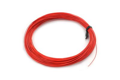 0.4mm Heat Resistant PFA Hookup Wire - Red, 50m