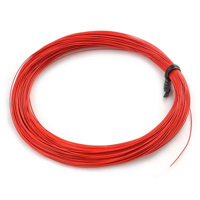 0.4mm Heat Resistant PFA Hookup Wire - Red, 50m