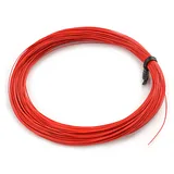 0.4mm Heat Resistant PFA Hookup Wire - Red, 50m - Image 1