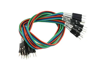 Gravity 4-Pin M/M DuPont Cable with Tags - 30cm (5 Pack)
