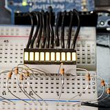 10 Segment LED Bar Graph - Yellow - Image 5