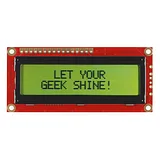 Basic 16x2 Character LCD - Black on Green 5V - Image 1