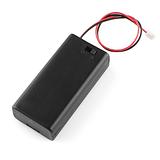 Battery Holder 2xAA with Cover and Switch - JST Connector - Image 1