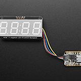 Adafruit 0.56in 4-Digit 7-Segment Display Backpack - Green - Image 3