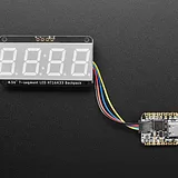 Adafruit 0.56in 4-Digit 7-Segment Display Backpack - Green - Image 3