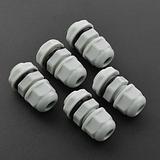 Waterproof Cable Gland PG7L Grey - 5 Pack - Image 6