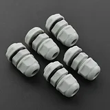 Waterproof Cable Gland PG7L Grey - 5 Pack - Image 6