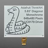 5.83" 648x480 Monochrome Black/White eInk Display - Image 1