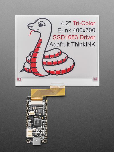 4.2" 400x300 Tri-Colour eInk Bare Display