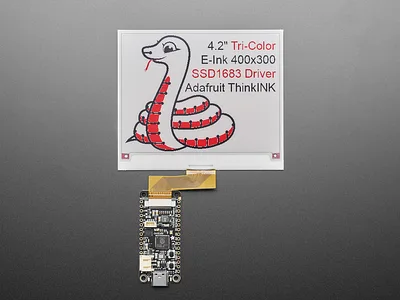 4.2" 400x300 Tri-Colour eInk Bare Display