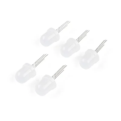 LED - RGB Addressable, PTH, 8mm (5 Pack)