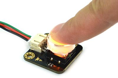 Gravity LED Button for Arduino/micro:bit - Yellow