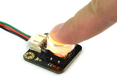 Gravity LED Button for Arduino/micro:bit - Yellow