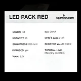 LED - Basic Red 5mm (25 pack) - Image 3