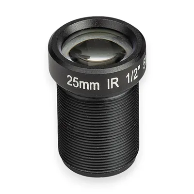 M12 Lens, 5MP, 25mm Telephoto (~18° FOV)