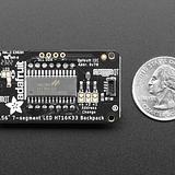 Adafruit 0.56in 4-Digit 7-Segment Display Backpack - Green - Image 6