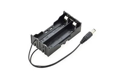 2 x 18650 Battery Holder with DC 2.1mm Jack
