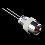 LED Holder - 5mm (Chrome Finish) - Image 2
