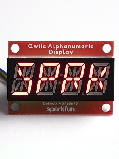 Qwiic Alphanumeric Display - Red