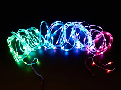 Adafruit NeoPixel Pebble LED Strand - 200 LEDs, 50mm Pitch