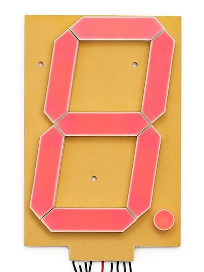 7-Segment Display - 6.5 (Red)