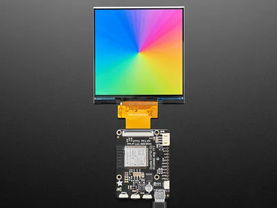 4in Square RGB TTL TFT Display - 480x480, No Touchscreen