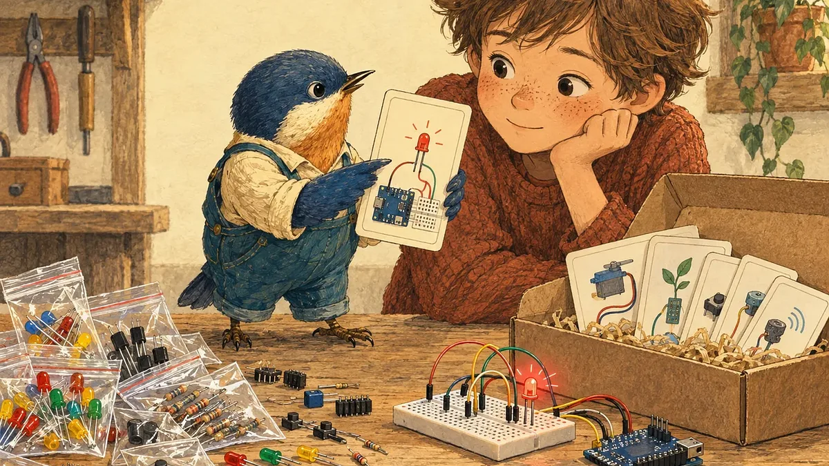 Electronics kits for an 11-year-old that come with instructions