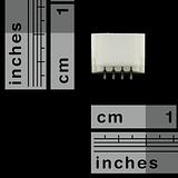 JST-SH Horizontal 4-Pin SMD Connector - 1.0mm Pitch - Image 2
